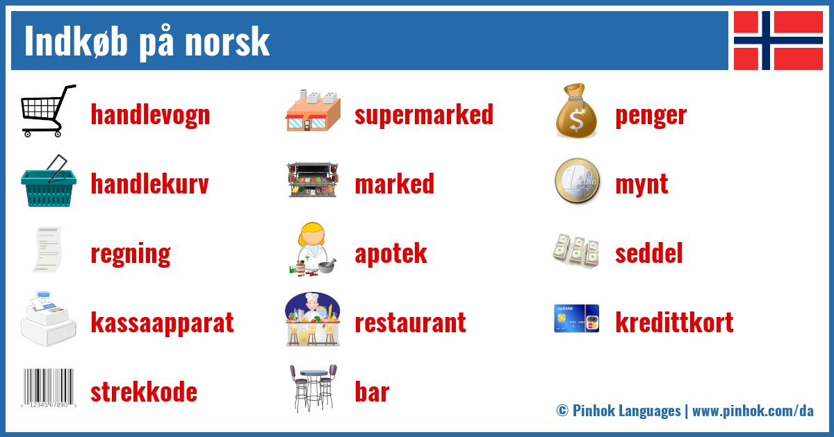 Indkøb på norsk