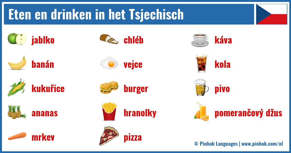 Eten en drinken in het Tsjechisch