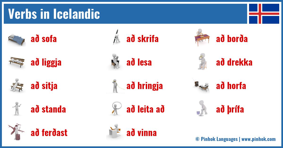 Verbs in Icelandic