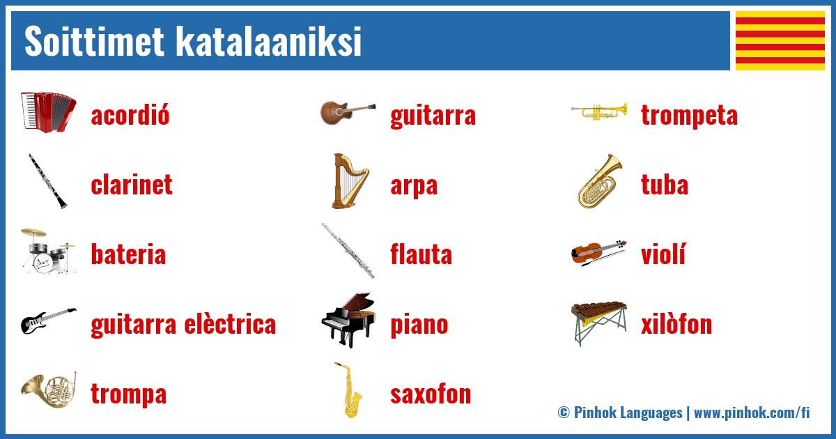 Soittimet katalaaniksi