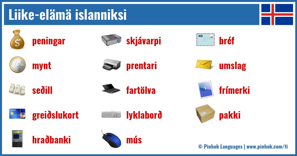 Liike-elämä islanniksi