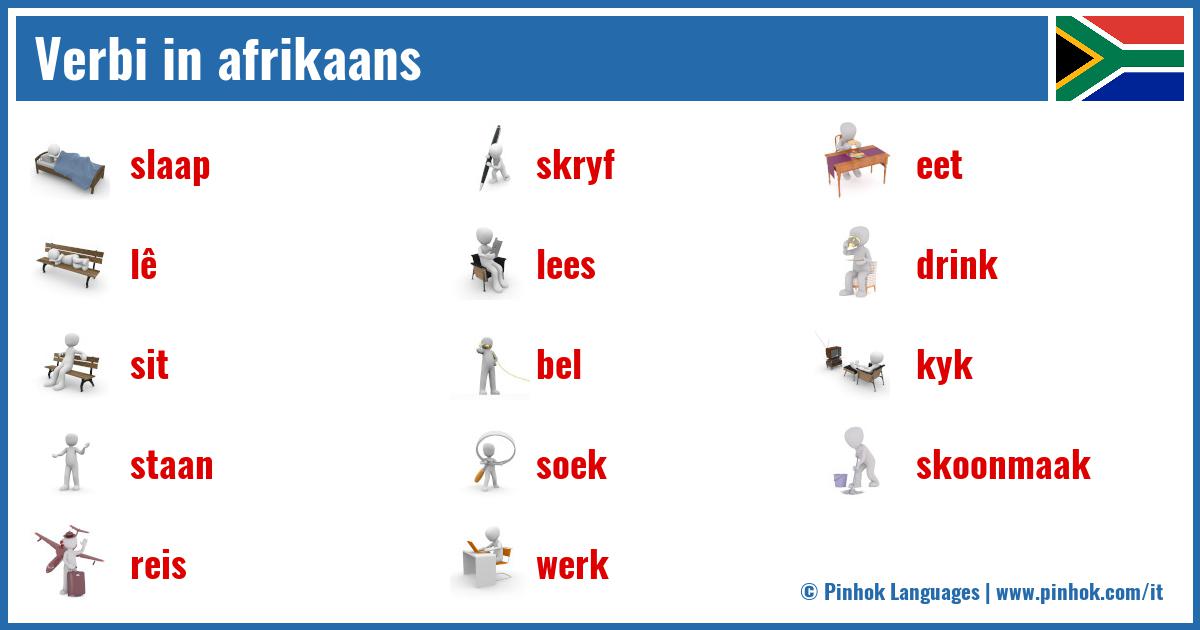 Verbi in afrikaans