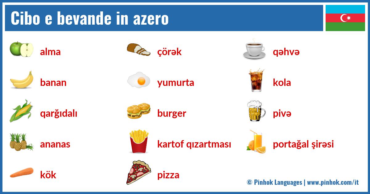 Cibo e bevande in azero