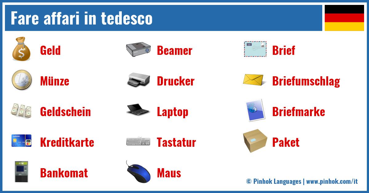 Fare affari in tedesco