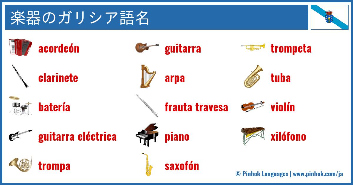 楽器のガリシア語名