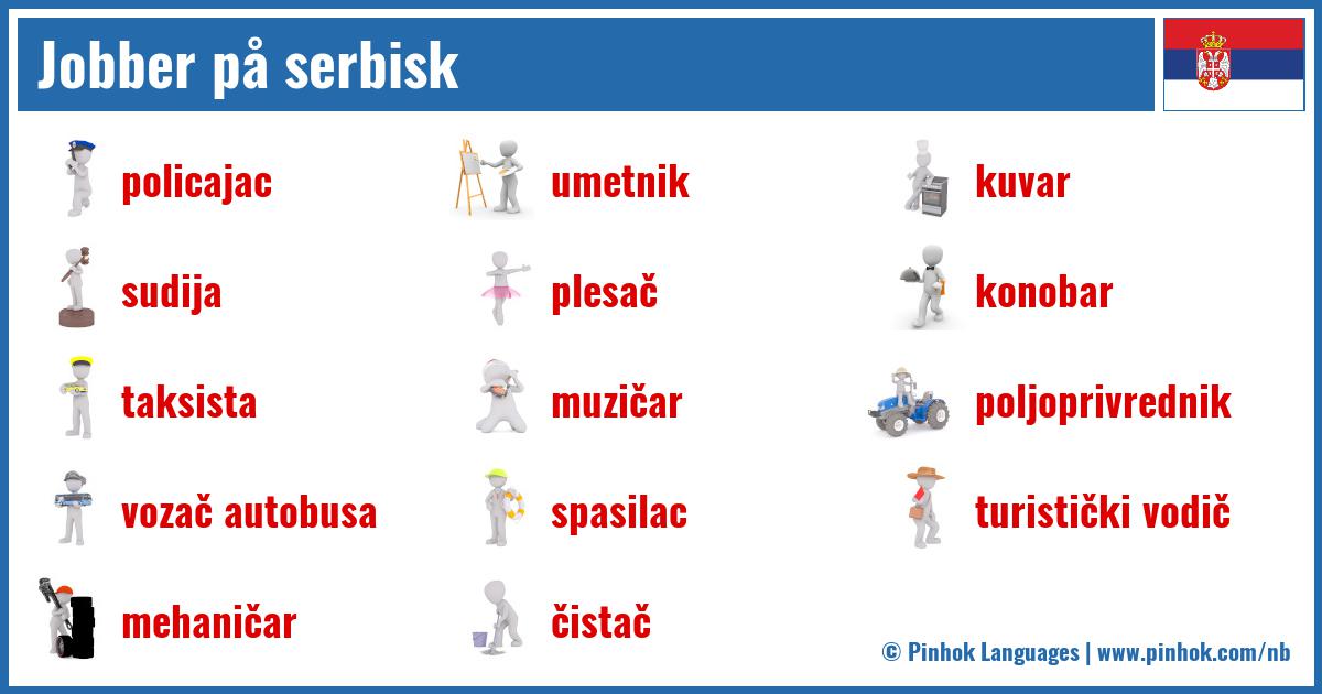 Jobber på serbisk
