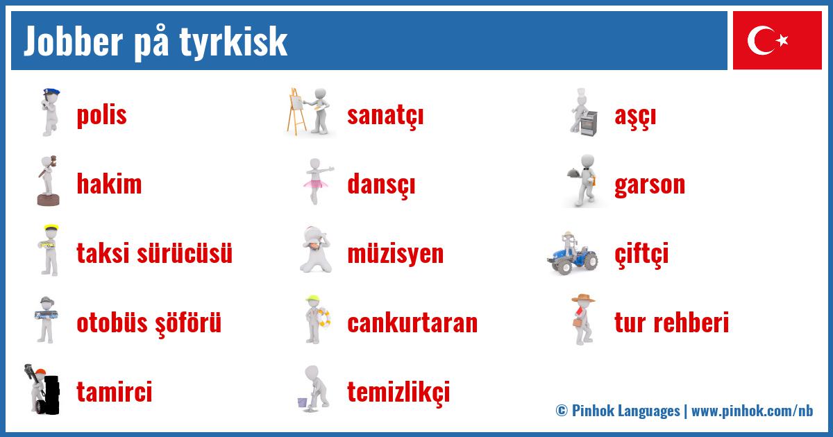 Jobber på tyrkisk