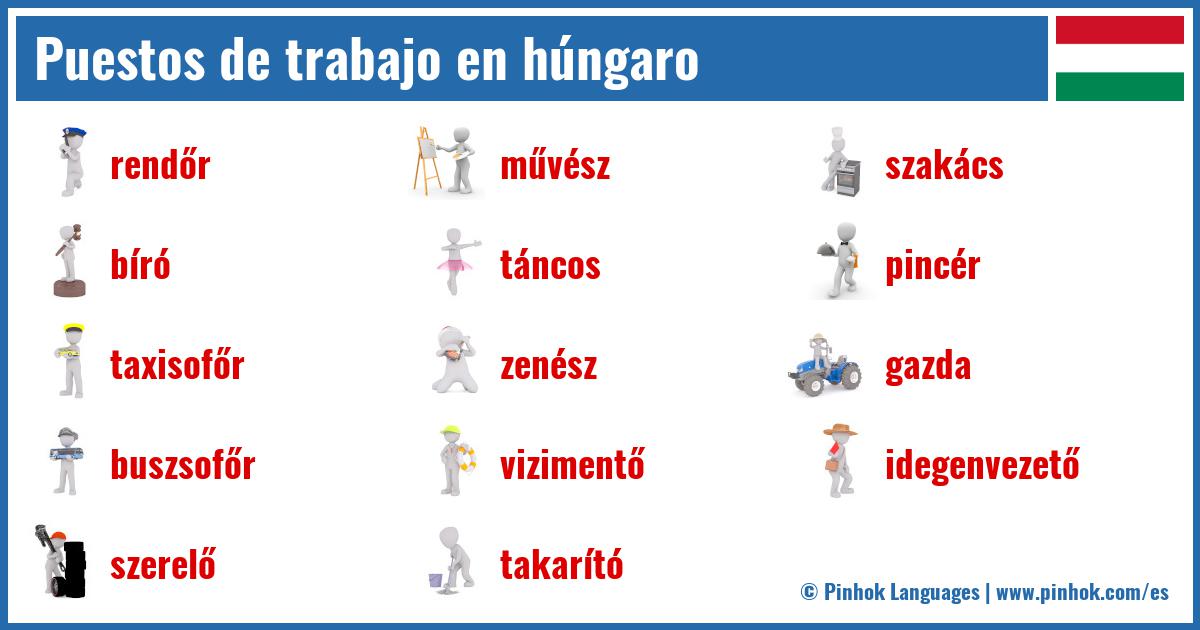 Puestos de trabajo en húngaro