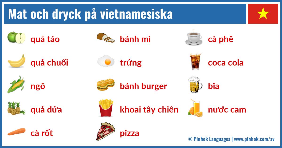 Mat och dryck på vietnamesiska