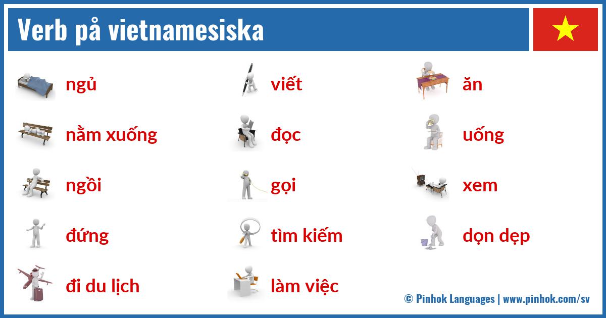 Verb på vietnamesiska